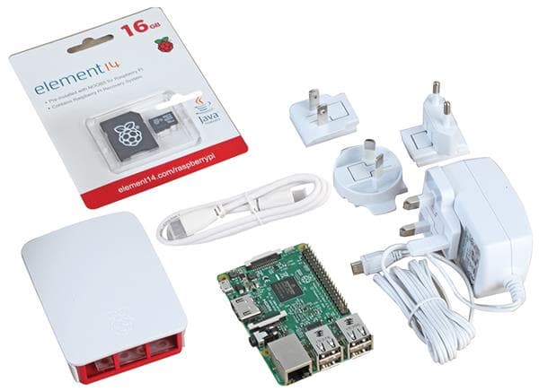 Raspberry Pi Official Raspberry Pi 3 Starter Kit White