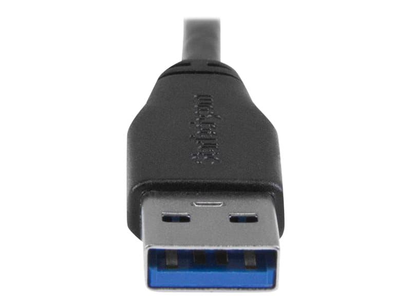 Startech 3ft Slim Left-Angle Micro USB 3.0 Cable 1m 10-stifts micro-USB typ B Hane 9-stifts USB typ A Hane