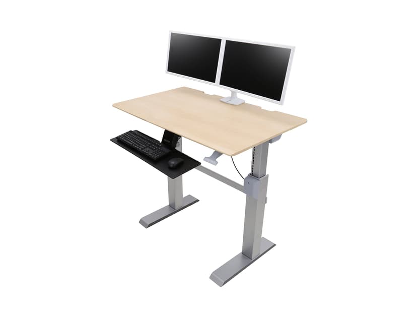 Ergotron Workfit-DL 48 Sit-Stand Desk Maple