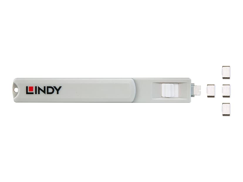 Lindy Port Blocker USB-C Vit 4-pack