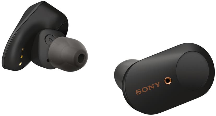 Sony WF-1000XM3 Langattomat melua vaimentavat kuulokkeet, joissa mikrofoni Musta
