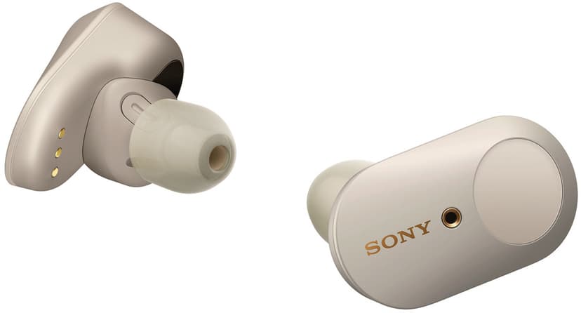 Sony WF-1000XM3 Langattomat melua vaimentavat kuulokkeet, joissa mikrofoni Hopea