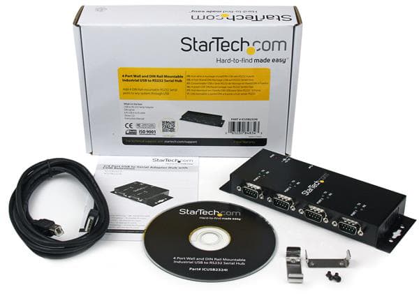 Startech 4 Port USB to Serial RS232 Adapter