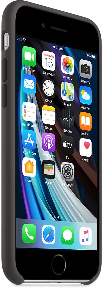 Apple Baksidesskydd för mobiltelefon iPhone 7, iPhone 8, iPhone SE (2020) Svart