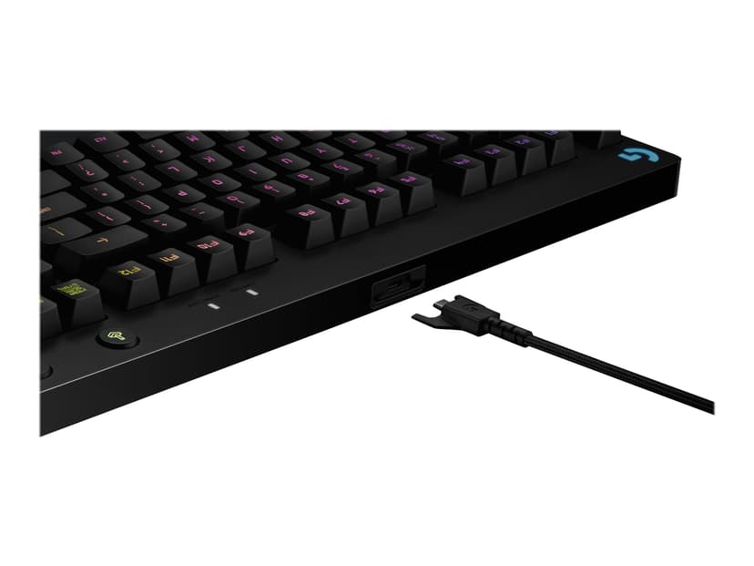 Logitech G Pro Mechanical Gaming Keyboard Kabelansluten Tangentbord Pan Nordic Svart