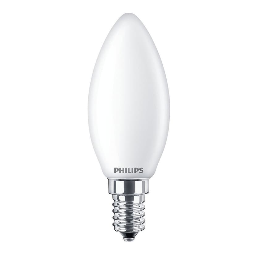 Philips LED E14 Kron Frost 4.3W 470Lm 2-Pakk