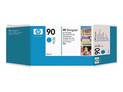 HP Bläck Cyan No.90 - DJ 4000 225 ML
