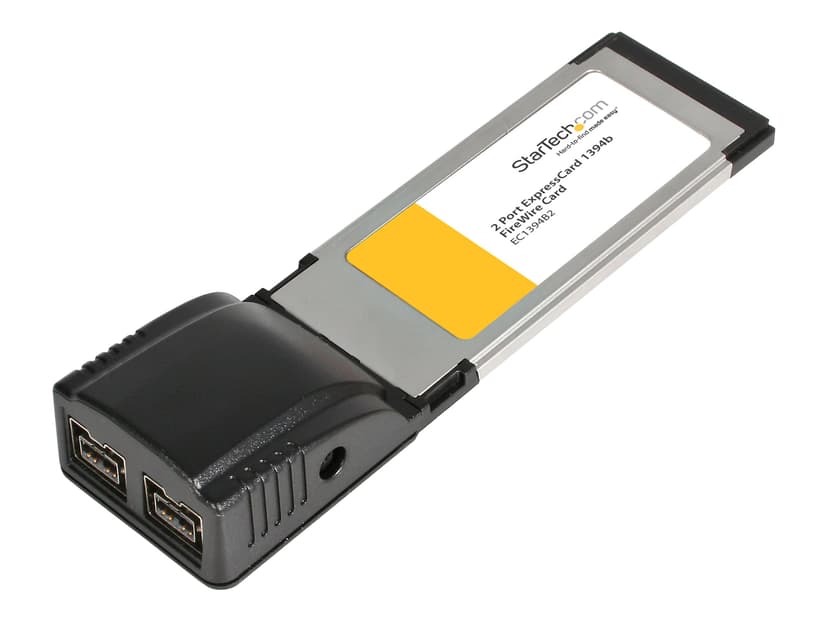 Startech 2 Port Expresscard 1394B Firewire Laptop Adapter Card