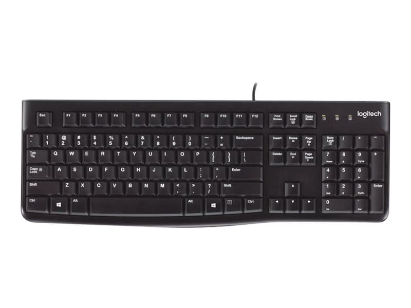 Logitech K120 - Tastatur - Russisk Kablet Tastatur Russisk