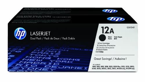 HP Värikasetti Musta 12A 2K - Q2612AD 2-Pack