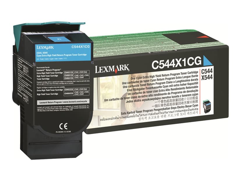 Lexmark Toner Cyan 4k Return - C544