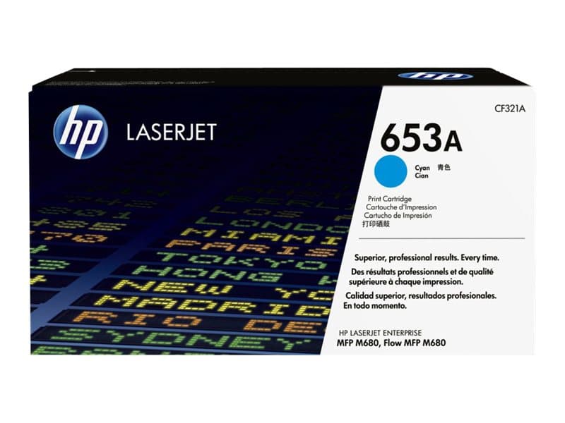 HP Värikasetti Syaani 653A 16.5K - CF321A