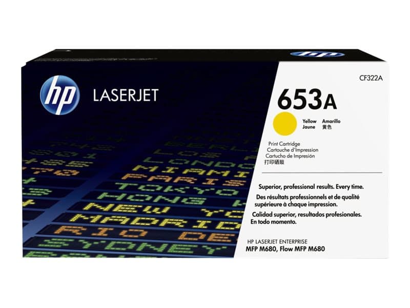 HP Värikasetti Keltainen 653A 16.5K - CF322A