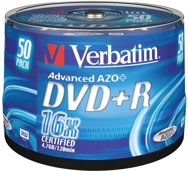 Verbatim 50 x DVD+R 4.7GB