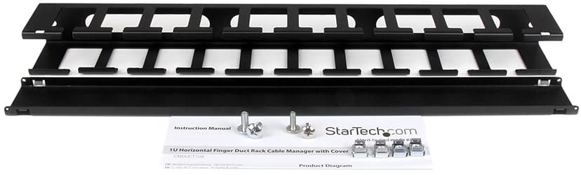 Startech Cable Management Panel with Cover