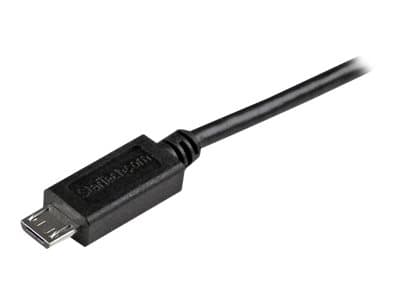 Startech 2m Mobile Charge Sync USB to Slim Micro USB Cable M/M 2m 4-pins USB type A Hann 5-pins Micro-USB type B Hann