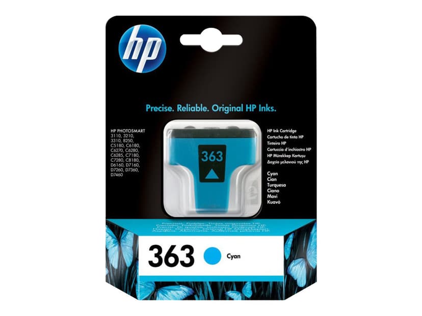 HP Bläck Cyan No.363 PS 8250 4ml