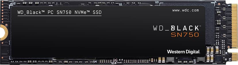 WD Western Digital Wd Black Sn750 500GB m.2-Nvme SSD W/O Hs 500GB M.2 2280 PCI Express 3.0 x4 (NVMe)