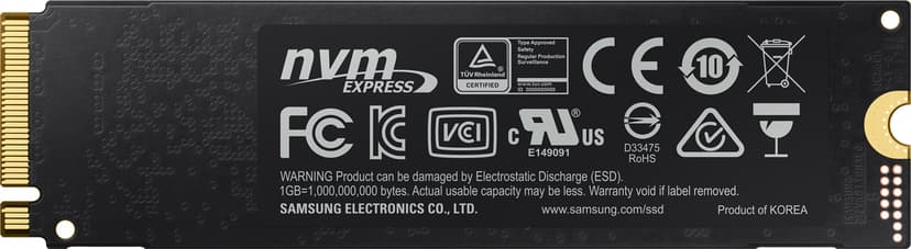 Samsung 970 EVO Plus 1000GB M.2 2280 PCI Express 3.0 x4 (NVMe)
