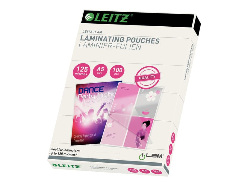 Leitz Lamineringsficka 125mic A5 100st