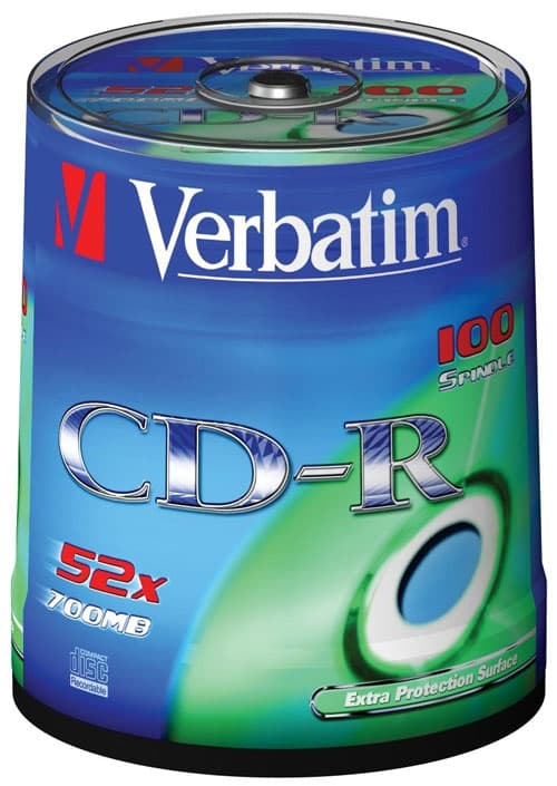 Verbatim 100 x CD-R 700,000GB