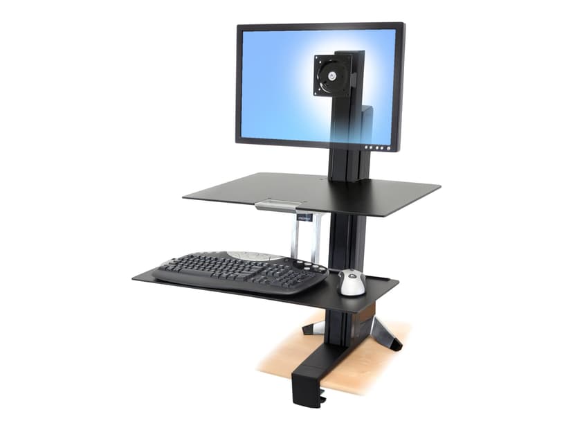 Ergotron WorkFit-S Single HD with Worksurface+